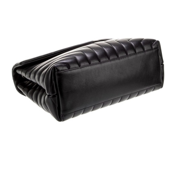 Yves Saint Laurent Medium LouLou Black Quilted Shoulder Bag- - Picture 4 of 6